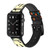 CA0645 Halloween Festival Castle Leather & Silicone Smart Watch Band Strap For Apple Watch iWatch