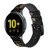 CA0114 Tigre du Bengale Bracelet de montre intelligente en silicone et cuir pour Samsung Galaxy Watch, Gear, Active