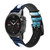 CA0153 licorne Cheval Bracelet de montre intelligente en silicone et cuir pour Garmin Smartwatch