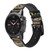 CA0697 Graffiti mur Bracelet de montre intelligente en silicone et cuir pour Garmin Smartwatch