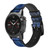 CA0713 Loup Dream Catcher Bracelet de montre intelligente en silicone et cuir pour Garmin Smartwatch