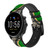 CA0780 Table de poker Bracelet de montre intelligente en silicone et cuir pour Fossil Smartwatch