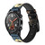 CA0492 Pirate Ship Lune Nuit Bracelet de montre intelligente en silicone et cuir pour Wristwatch Smartwatch