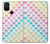 W3499 Motif coloré coeur Etui Coque Housse et Flip Housse Cuir pour OnePlus Nord N100