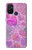 W3710 Coeur d'amour rose Etui Coque Housse et Flip Housse Cuir pour OnePlus Nord N100