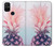 W3711 Ananas rose Etui Coque Housse et Flip Housse Cuir pour OnePlus Nord N100