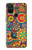 W3272 Motif coloré Etui Coque Housse et Flip Housse Cuir pour OnePlus Nord N10 5G