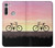 W3252 vélo Coucher de soleil Etui Coque Housse et Flip Housse Cuir pour Motorola Moto G8