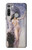 W3353 Gustav Klimt Allégorie de la sculpture Etui Coque Housse et Flip Housse Cuir pour Motorola Moto G8