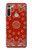 W3355 Motif Bandana Rouge Etui Coque Housse et Flip Housse Cuir pour Motorola Moto G8