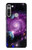 W3689 Planète spatiale Galaxy Etui Coque Housse et Flip Housse Cuir pour Motorola Moto G8