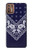 W3357 Marine Bleu Bandana Motif Etui Coque Housse et Flip Housse Cuir pour Motorola Moto G9 Plus