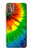 W3422 tie Dye Etui Coque Housse et Flip Housse Cuir pour Motorola Moto G9 Plus