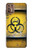 W3669 Graphique du réservoir de danger biologique Etui Coque Housse et Flip Housse Cuir pour Motorola Moto G9 Plus