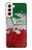 W3318 Italie Drapeau graphique Football Millésime Etui Coque Housse et Flip Housse Cuir pour Samsung Galaxy S21 5G