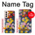 W3342 Claude Monet Chrysanthèmes Etui Coque Housse et Flip Housse Cuir pour Samsung Galaxy S21 5G