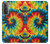 W3459 tie Dye Etui Coque Housse et Flip Housse Cuir pour Samsung Galaxy S21 5G