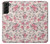 W3095 Motif Rose millésimé Etui Coque Housse et Flip Housse Cuir pour Samsung Galaxy S21 Plus 5G, Galaxy S21+ 5G