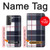 W3452 Plaid en tissu Etui Coque Housse et Flip Housse Cuir pour Samsung Galaxy S21 Plus 5G, Galaxy S21+ 5G