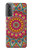 W3694 Modèle d'art hippie Etui Coque Housse et Flip Housse Cuir pour Samsung Galaxy S21 Plus 5G, Galaxy S21+ 5G