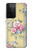 W2229 Fleurs millésimé Etui Coque Housse et Flip Housse Cuir pour Samsung Galaxy S21 Ultra 5G