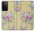 W2229 Fleurs millésimé Etui Coque Housse et Flip Housse Cuir pour Samsung Galaxy S21 Ultra 5G