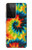 W3459 tie Dye Etui Coque Housse et Flip Housse Cuir pour Samsung Galaxy S21 Ultra 5G