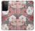 W3716 Motif floral rose Etui Coque Housse et Flip Housse Cuir pour Samsung Galaxy S21 Ultra 5G