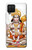 W3186 Hanuman Chalisa Hindi Hindu Etui Coque Housse et Flip Housse Cuir pour Samsung Galaxy A12