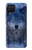 W3410 Loup Dream Catcher Etui Coque Housse et Flip Housse Cuir pour Samsung Galaxy A12