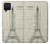 W3474 Dessin Architectural Eiffel Etui Coque Housse et Flip Housse Cuir pour Samsung Galaxy A12