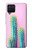 W3673 Cactus Etui Coque Housse et Flip Housse Cuir pour Samsung Galaxy A12