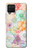 W3705 Fleur florale pastel Etui Coque Housse et Flip Housse Cuir pour Samsung Galaxy A12