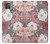 W3716 Motif floral rose Etui Coque Housse et Flip Housse Cuir pour Motorola Moto G9 Power