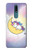 W3485 Mignon sommeil Licorne Etui Coque Housse et Flip Housse Cuir pour Nokia 2.4