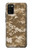 W3294 Armée Tan Coyote Camo Désert Camouflage Etui Coque Housse et Flip Housse Cuir pour Samsung Galaxy A02s, Galaxy M02s