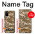 W3294 Armée Tan Coyote Camo Désert Camouflage Etui Coque Housse et Flip Housse Cuir pour Samsung Galaxy A02s, Galaxy M02s