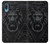 W3619 Lion noir gothique Etui Coque Housse et Flip Housse Cuir pour Samsung Galaxy A04, Galaxy A02, M02