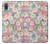 W3688 Motif d'art floral floral Etui Coque Housse et Flip Housse Cuir pour Samsung Galaxy A04, Galaxy A02, M02