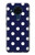 W3533 Bleu à pois Etui Coque Housse et Flip Housse Cuir pour Nokia 5.4