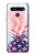 W3711 Ananas rose Etui Coque Housse et Flip Housse Cuir pour LG K41S