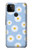 W3681 Motif de fleurs de marguerite Etui Coque Housse et Flip Housse Cuir pour Google Pixel 5A 5G