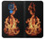 W3379 Cadre d'incendie Etui Coque Housse et Flip Housse Cuir pour Motorola Moto G Play (2021)