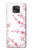 W3707 Fleur de cerisier rose fleur de printemps Etui Coque Housse et Flip Housse Cuir pour Motorola Moto G Power (2021)