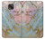 W3717 Imprimé graphique en marbre bleu pastel or rose Etui Coque Housse et Flip Housse Cuir pour Motorola Moto G Power (2021)