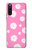 W3500 Motif floral rose Etui Coque Housse et Flip Housse Cuir pour Sony Xperia 10 III