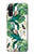 W3697 Oiseaux de la vie des feuilles Etui Coque Housse et Flip Housse Cuir pour Sony Xperia 10 III