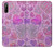 W3710 Coeur d'amour rose Etui Coque Housse et Flip Housse Cuir pour Sony Xperia 10 III