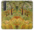 W3344 Henri Rousseau Tigre dans une tempête tropicale Etui Coque Housse et Flip Housse Cuir pour Sony Xperia 1 III