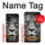 W1352 Lion Visage Etui Coque Housse et Flip Housse Cuir pour Samsung Galaxy A32 4G